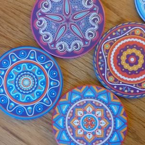 Mandala Coasters - Set of 6